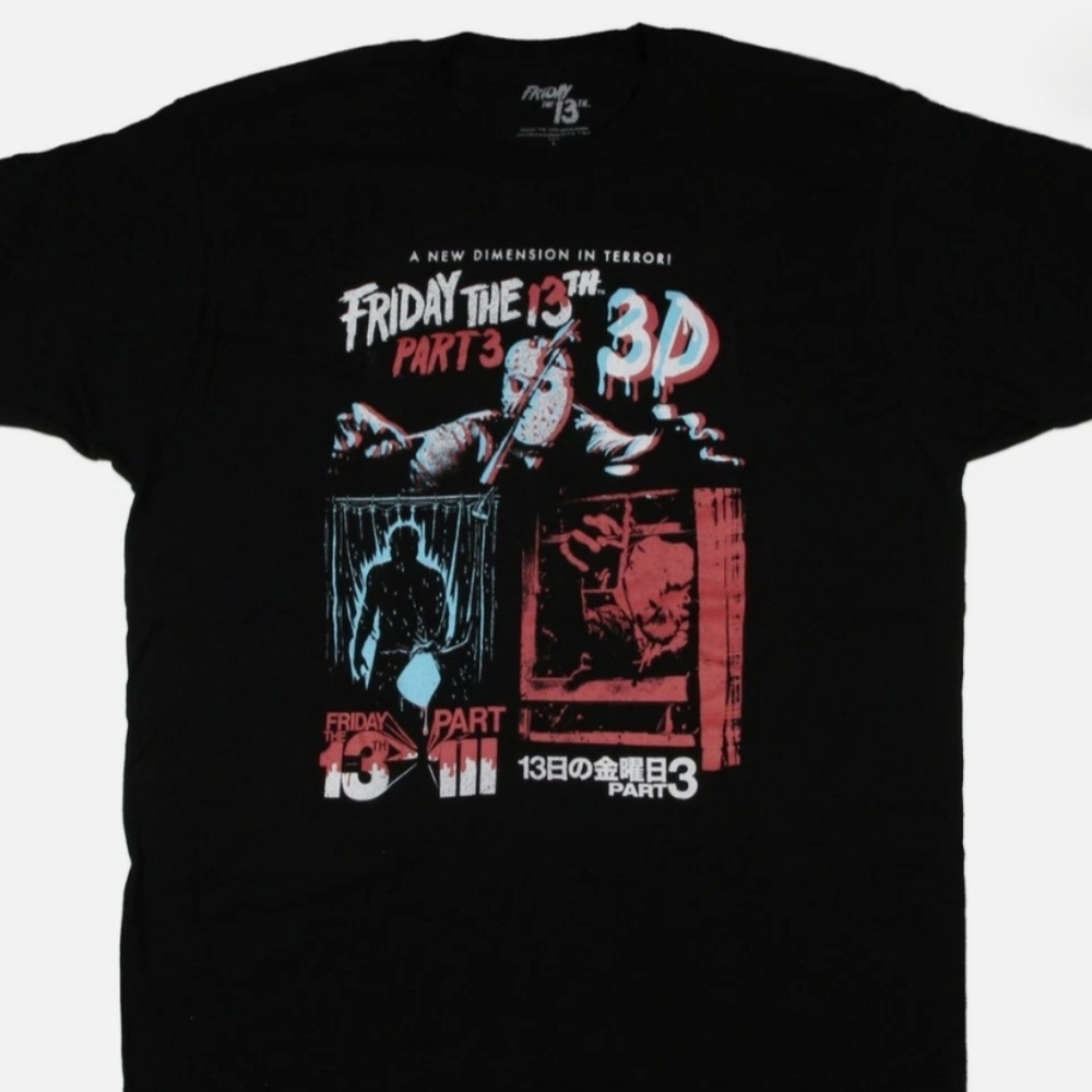 Friday the 13th Black Graphic T-Shirt